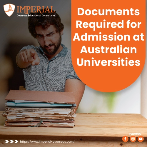 Documents Required for Admission at Australian Universities