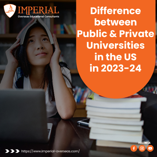 Difference between Public and Private Universities in the US in 2023-24