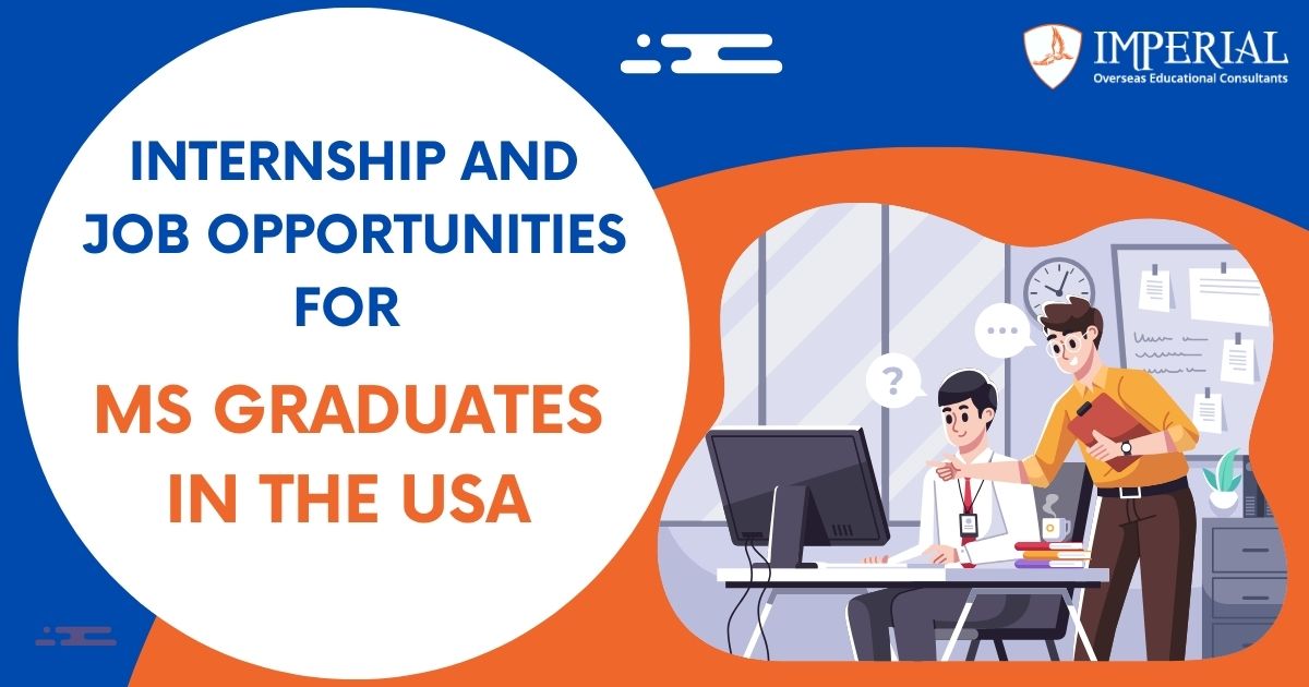 Internship and Job Opportunities for MS Graduates in the USA